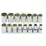 Stanley 15-Piece Drive Metric Standard Socket