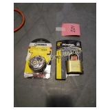 Lot of 2 locks. Brinks disc lock and master lock