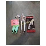 Kitchen utensil lot.