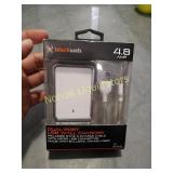 Blackweb Dual-Port USB Wall Charger with Micro