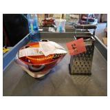2 colanders and cheese grater. New