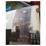 Mainstays Floor And Reading Light Gold. Appears
