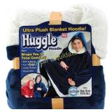 HUGGLE HOODIE BLUE-HOODED SWEATSHIRT, BLUE like