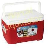 Igloo 9 Quart Island Breeze Cooler, Red damage to