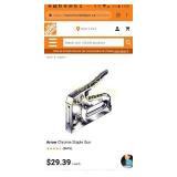 Arrow Chrome Staple Gun open package like new