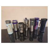 Assorted togo coffee cups