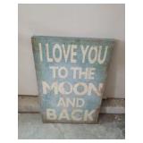 16in x 24in burlap print