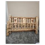 King size wooden bed frame