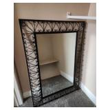 Cast iron mirror 33in x 46in