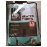 True North 50inx60in heated throw new in package