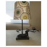 Dachshund table top lamp