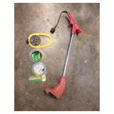 Toro electric weedeater and assorted items