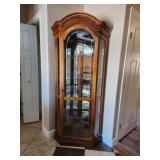Corner curio cabinet 78in tall