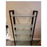 Book shelf with glass shelves 29in x 14in x 59in