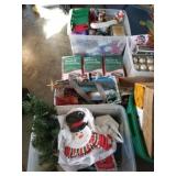 Large assortment of Christmas decorations