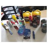 Assorted garage chemicals