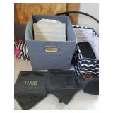Assorted fabric totes