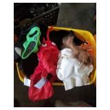 Large assortment of Halloween decorations and
