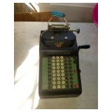 Antique EC Allen 66 calculator adding machine