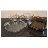 Assorted Anchor Hocking dishes