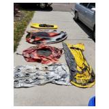 Assorted boat floats and jump board