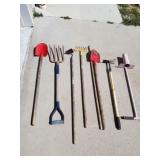 Assorted garden tools