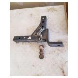 Adjustable reciever and 2in ball