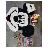 Assorted Mickey mouse items