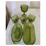 1960s vintage indiana glass assortment