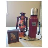 Stanley thermos and assorted items