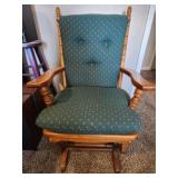 Gliding rocking chair