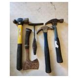 Assorted hammers