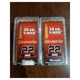 96 rounds of Hornady 30gr 22mag v-max