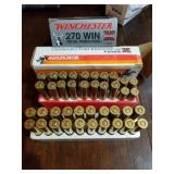 36 rounds of 150gr 270 Winchester power point