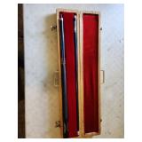 Carbon Graphite pool cue in wood box