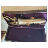 Vintage wurlitzer silverplate alto saxophone