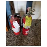 2 ABC fire extinguishers fully charged