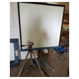 Project screen and tripod