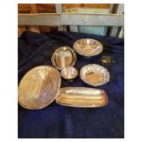 Assorted silver plate items