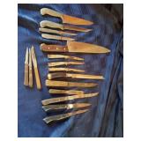 Assorted kitchen knives