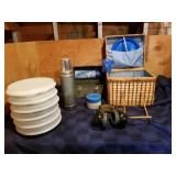 Thermos Assorted picnic items