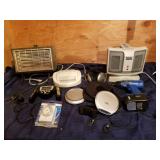 Heaters  sony walk mans and miscellaneous items