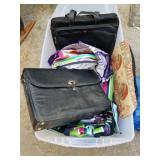 Tote full of purses and bags