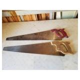 2 Disston hand saws