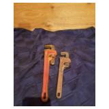 14in and 10in Rigid pipe wrenches