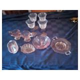 Antique Hensley flamingo pink set
