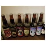 Assorted Wyoming and Colorado beer bottles