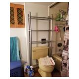 Over the toilet shelf