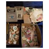 Vintage and antique stamp assortment