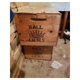 2 Ball Crown lilies shipping crates